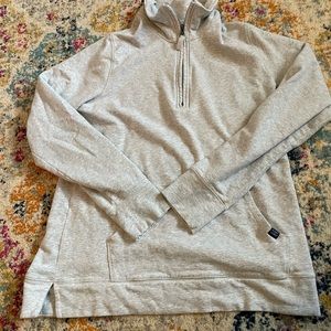 Womens gray pullover sweatshirt medium